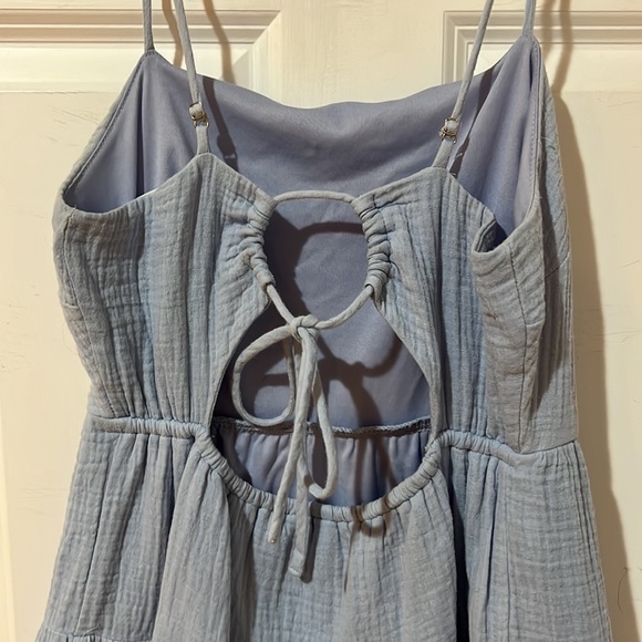 Blue Ruffle dress - Picture 5 of 6